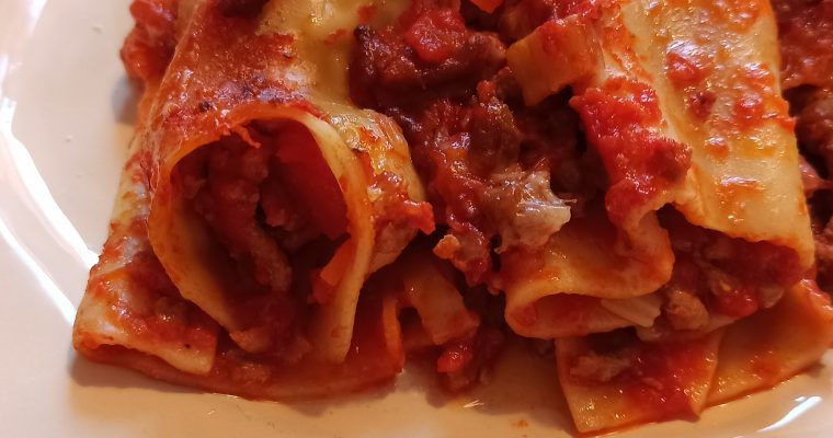 CANNELLONI DI CARNE di SINDROME DA CUORE IN SOSPESO