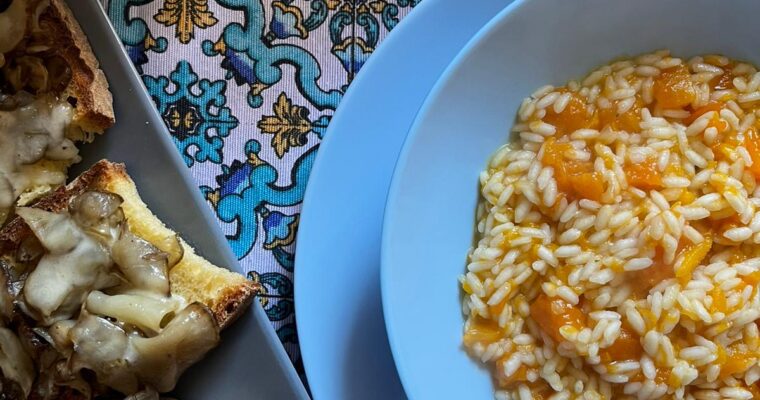 RISOTTO ALLA ZUCCA di NON PARLARE CON LA BOCCA PIENA